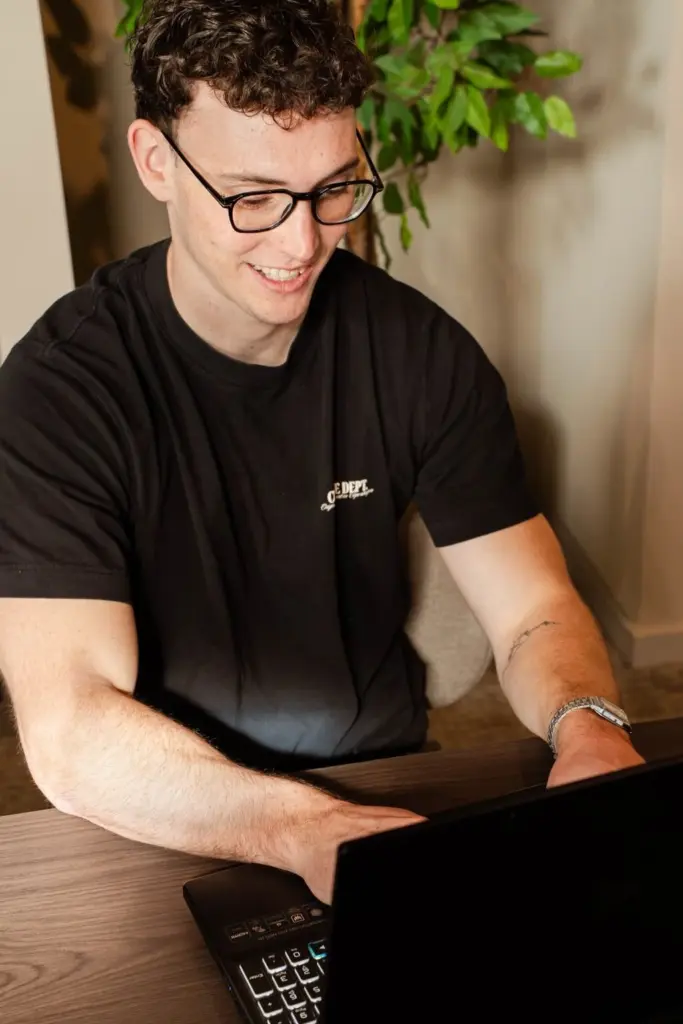 Luka Cornelissen van Kordo bekijkt wat bezoekers op een website doen