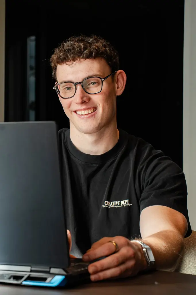 Luka Cornelissen van Kordo rondt een project af